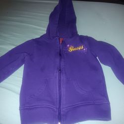 Girls Size Xsmall,  Guess Hooded Sweatshirt Jacket 