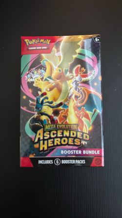 Pokémon Ascended Heroes Booster Bundle 6 Packs