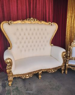 Double throne chair