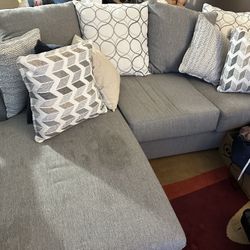 Gray Sectional Sofa / Couch