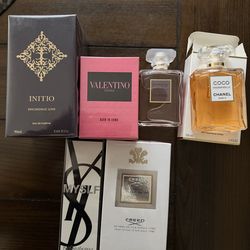 Designer Fragrance Bundle – Chanel, Valentino, Creed, YSL & More