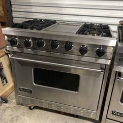 Viking 36” Stainless Steel Gas Range Stove 