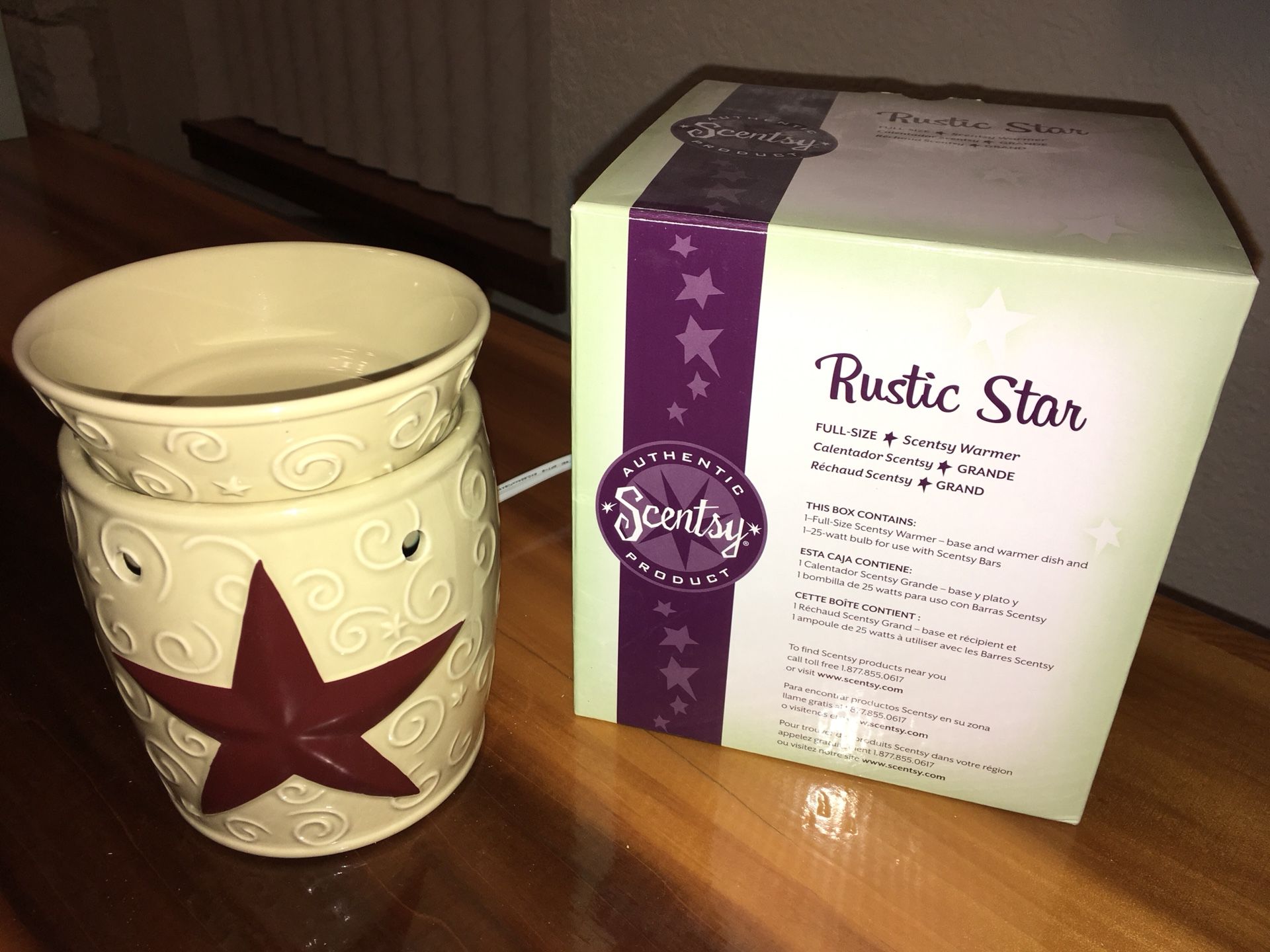 Scentsy - RUSTIC STAR Full-Size Warmer