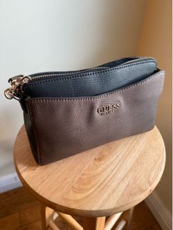 GUESS Lyndi Crossbody Bag - Brown/Black