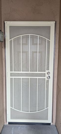 New security doors with door locks and a threshold extension kit