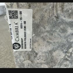 Cambria Quartz Quartz 12”x 8’