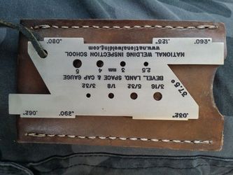 Pipe weld gauge