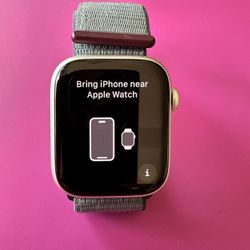 Apple Watch 9 45mm GPS and LTE Silver With Alpine Band