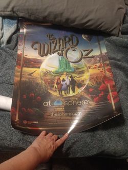 The Wizard of Oz movie poster board from sphere