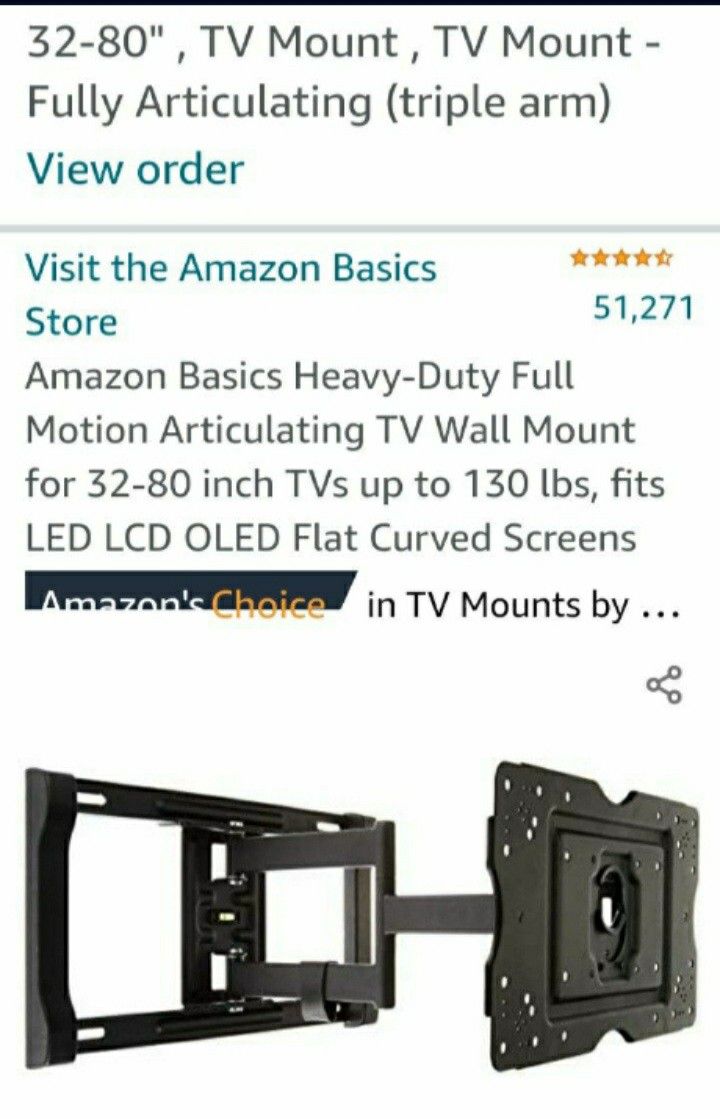 Heavy Duty TV Wall Mount-NEW in Box