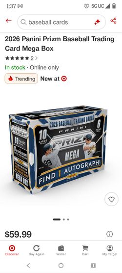 Baseball cards mega box