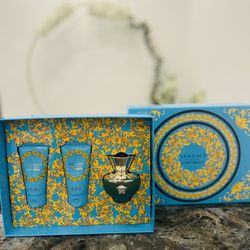 🔥 Versace Dylan Turquoise 3-Piece EDT Set