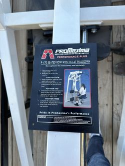 Pro Maxima P-170 Seated Row With Hi-lat Pull-down