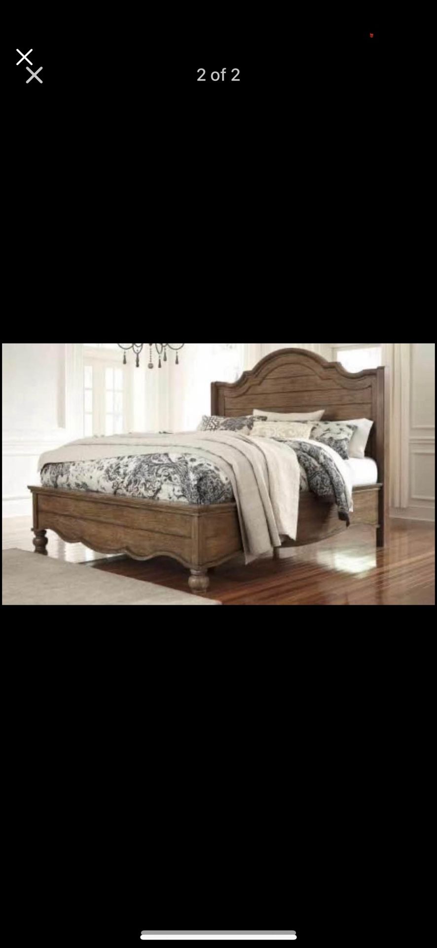 Amazing King Size Bed Frame Only! Hot Item $80!