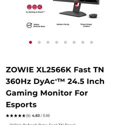 XL2566K zowie 360hz