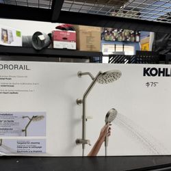 Kohler HydroRail 3-in-1 Multifunction Showerhead and Column Kit
