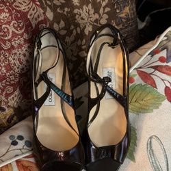 Black Jimmy Choo Heels Sz. 8-8.5
