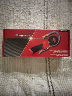 Snap on digital tire inflator heavy duty brand new tpgdl2000 red tool