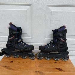 Vintage 90s Ultra Wheels Terra Inline Rollerblades Skates Women's Size 8
