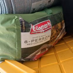 Coleman 8 Person Red Canyon Tent