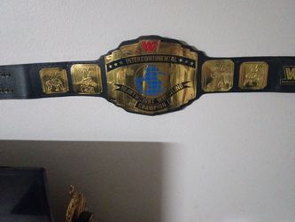 Old school wwf intercontinental championship replica belt