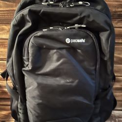 Hiking Backpack Water Repellent 25L PacSafe Anti Theft Safe