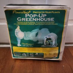 FlowerHouse Pop Up Greenhouse Protects Your Plants