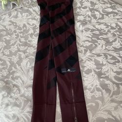 Stella McCartney x Adidas Performance Logo Workout Tights with Zippers Size S