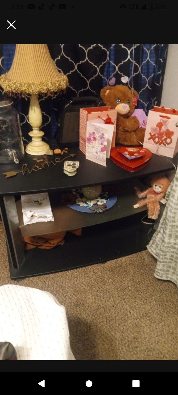Black Glass Entertainment Center