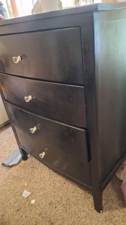 Black dresser