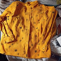 Forever 21 Men's Corduroy Shirt Size Small