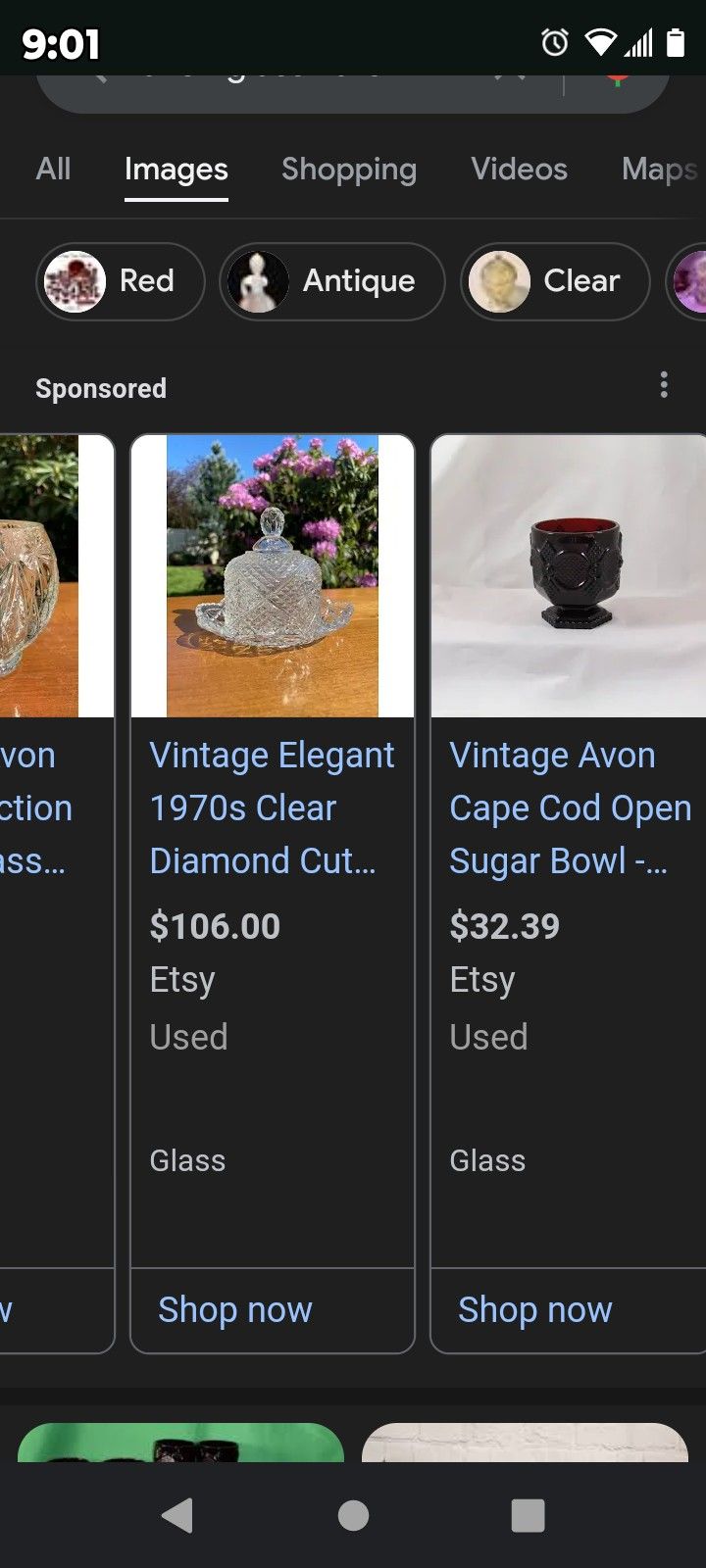 Avon Glassware