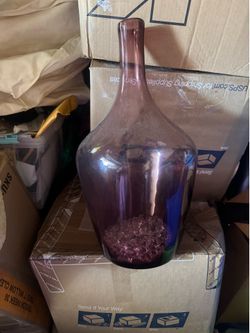 Purple vase