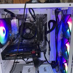 RTX 4060 Gaming PC Setup – Ryzen 7, 32GB RAM, 4TB + 4K 144Hz Monitor + DualSense Edge + Turtle Beach
