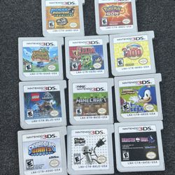Nintendo 3ds Game Lot Trade