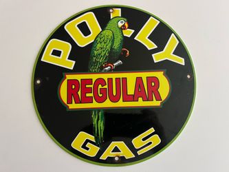 METAL POLLY REGULAR GAS SIGN