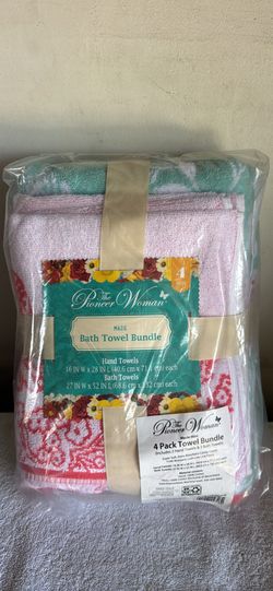 Pioneer woman bath towel bundle