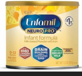 Brand new enfamil Neuro  pro 7.2oz formula powder