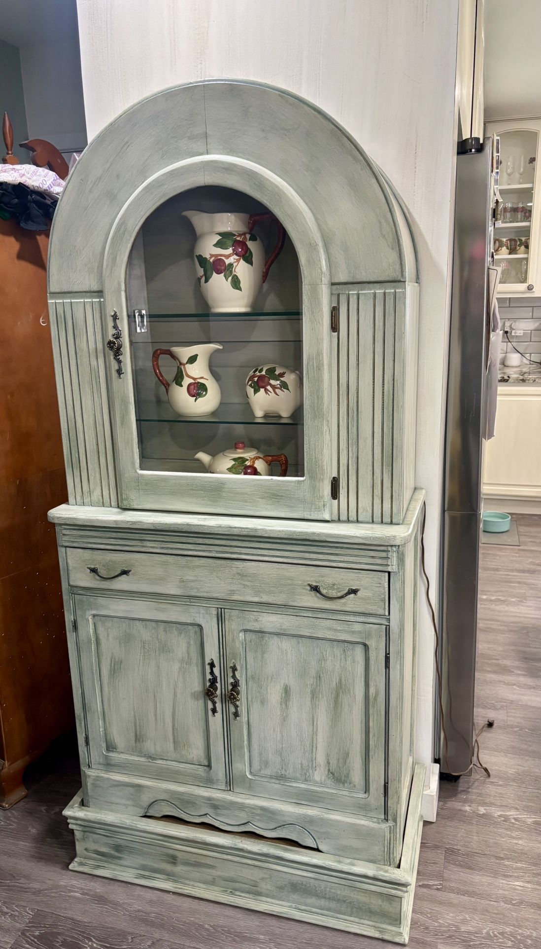 Rare shaped antique cabinet
