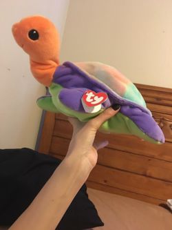 TY beanie baby large turtle