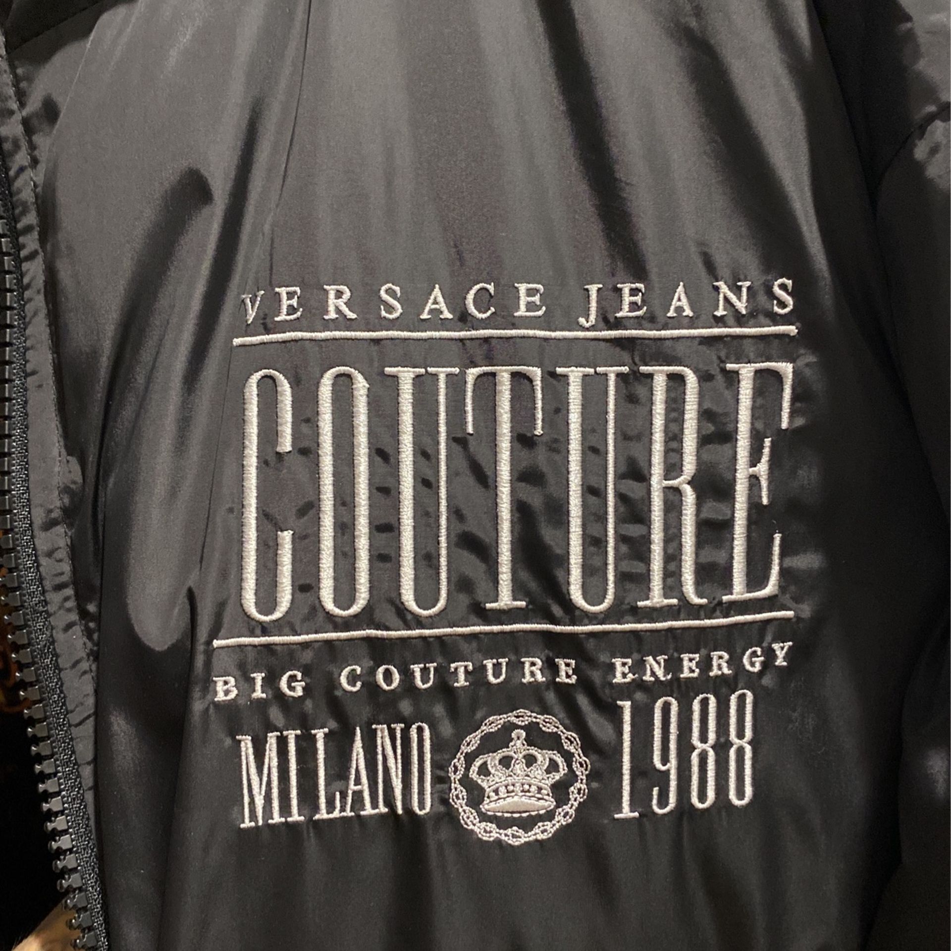 たーぼーVERSACE ジャケット Buy VERSACE Plonge Leather Blouson Jacket | Black Color Men | AJIO
