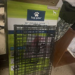 Two 2 Folding Dog Crates