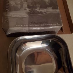 Wilton Armetale Medium Boston  Square  Dish 