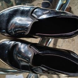 Vans Black Slip In Shoes,,Women's 8 Mens 6.5