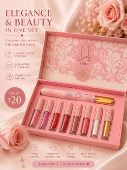 Perfume and lipstick
