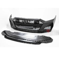 2020-2025 Audi A7, S7 Front RS7 Style Bumper Cover Conversion w/ Front Grille