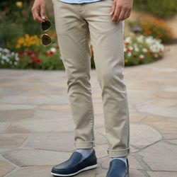 CLARkS 1825 Mens Driving Moccasin Loafer Navy Blue Leather Comfort Size 13