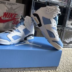 Nike Jordan 6 Retro UNC White Size 8.5