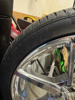 Chrome rims 17x7.5