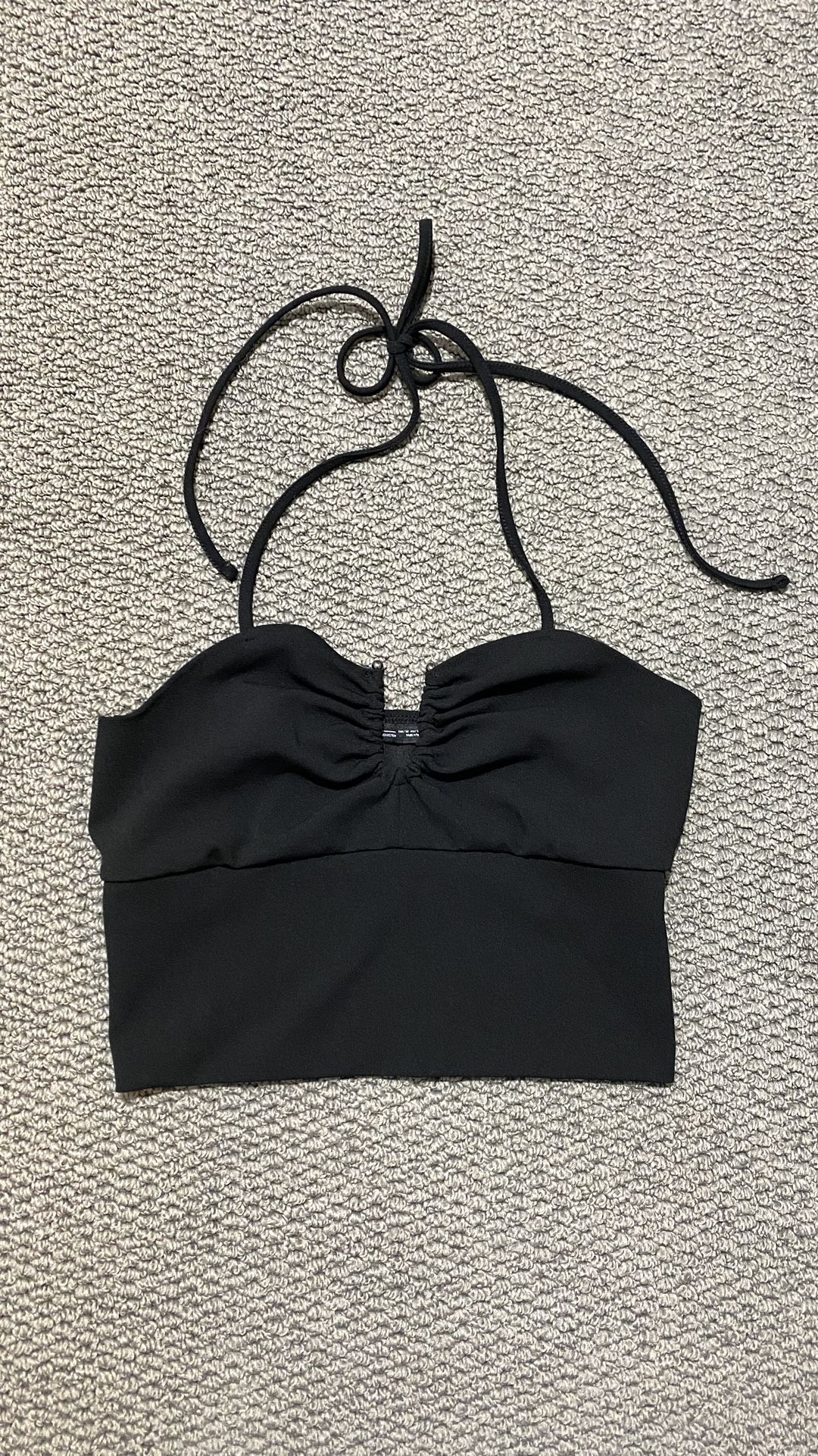 Zara halter crop top